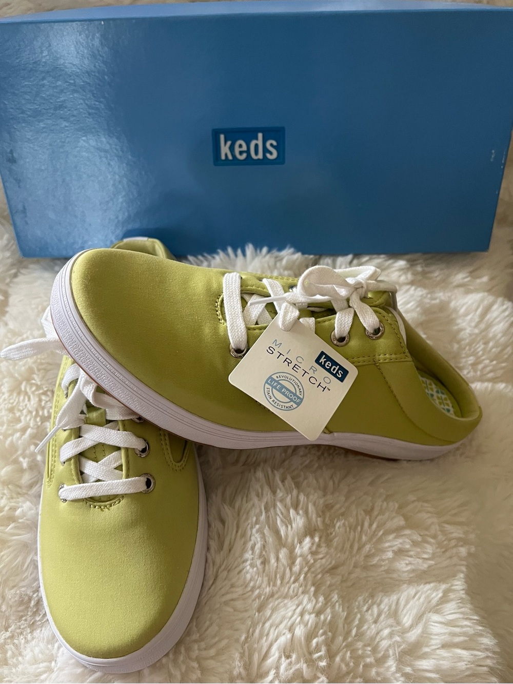 Vintage Y2K Keds Robyn Green Mule Micro Stretch Sneakers Women's 10 NWT